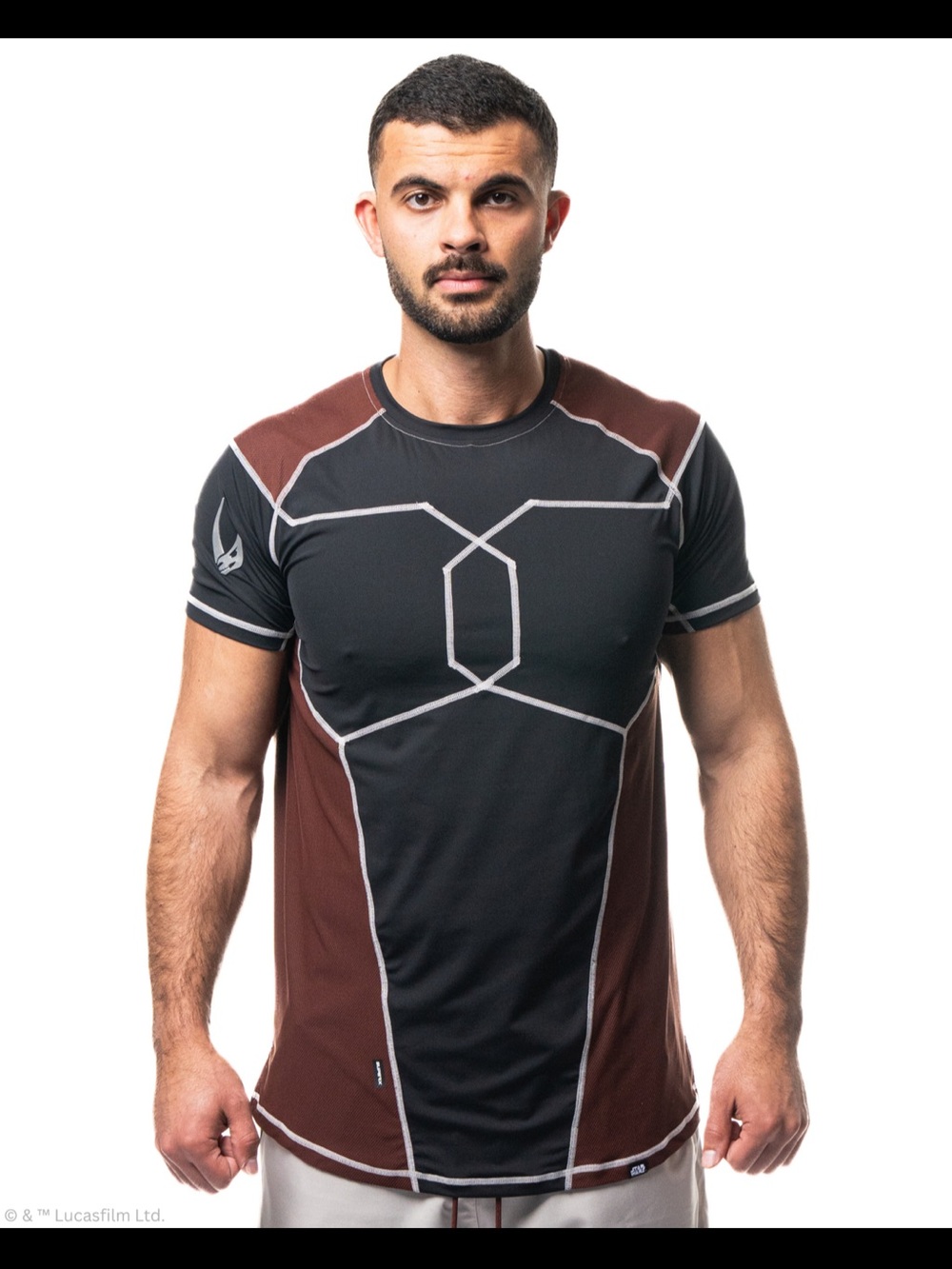 STAR WARS SuperX Mandalorian Beskar Performance Short Sleeve - Medium